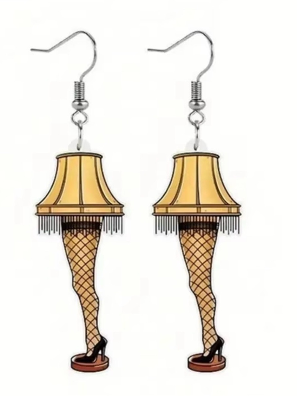 A Christmas Story Leg Lamp Earrings NWT